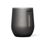 Corkcicle Stemless Insulated Wine Glass Tumbler, Ceramic Slate, 12 oz - Stainless Steel Stemless Wine Glass Keeps Beverages Cold for 6 Hours, Hot for 3 Hours - Non-Slip, Easy-Grip Insulated Cup