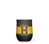 Corkcicle Stemless Insulated Wine Glass Tumbler - Keeps Beverages Cold 6 Hours & Hot 3 Hours - Stainless Steel - Easy-Grip - Summer Drinkware Gift - Keeps Drinks Ice Cold - 12 oz - Hufflepuff