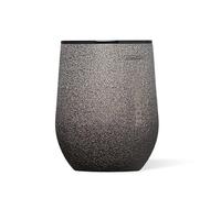 Corkcicle Stemless Wine Tumbler - Keeps Drinks Cold for 6 Hours - Triple-Insulated Stainless Steel - Non-Slip Base - Summer Drinkware Gift - Keeps Drinks Ice Cold - 12 oz - Steel Shadow