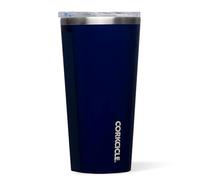 Corkcicle Tumbler - Triple Insulated Stainless Steel Travel Mug with Shatterproof Lid - Spill Proof, Reusable, BPA-Free, Dishwasher Safe - Gloss Midnight Navy, 475ml/16oz