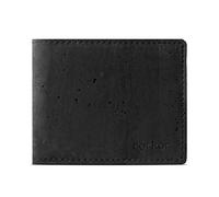 Corkor Vegan Cork Wallet Bifold for Men | Cruelty Non Leather - Black - S