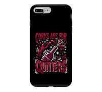 Corks Are For Quitters Wine Lover Vino Drinker Case for iPhone 7 Plus/8 Plus