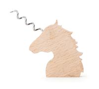 Corkscrew Wine Opener Bottle Manual Beech Unicorn Bar Accessory Gift Kikkerland