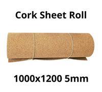 Corksystem Cork Sheet Roll - 1000X1200mm - 5mm - Uk Brand - Natural Insulation For Decor And Diy - 1 Pack