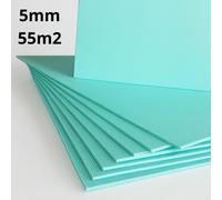 Corksystem Underlay Xps 5mm - 55M2 (591.82 Sqft) - 20% Denser - Uk Brand Insulation Panels For Laminate & Wood Floors