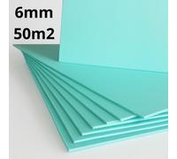 Corksystem Underlay Xps 6mm - 50M2 (538.20 Sqft) - 20% Denser - Uk Brand Premium Floor Insulation For Laminate & Wood