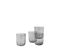 Corky Glass 4 Pcs Gray 10 cm