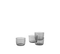 Corky Glass 4 Pcs Gray 6 cm