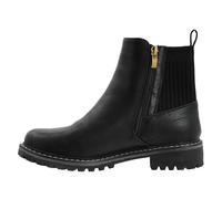 Corkys Footwear Dont Be Difficult Womens Chelsea Boot, Featuring A Double Side Zipper, Sock Top Upper, A Lug Sole, And A Comfortable Cushioned Insole for All Day Wear, Black, 4.5 UK