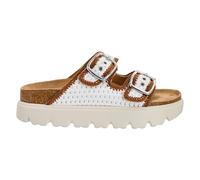 Corkys Footwear Hey Girl Womens 1 inch Rumor Has It Platform Sandals, Featuring Two Adjustable Buckles, A soft Footbed, And A Lug Outsole, Perfect For Summer, Ivory Tan, 5.5 UK