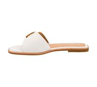 Corkys Footwear Hey Girl Women's Pick Me Up Flat Sandal - A Slip-On Sandal with an Adjustable Buckle and Lightly Padded Insole - Cute and Casual for All-Day Wear, Ivory, 9 UK