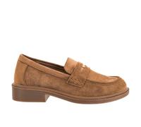 Corkys Footwear Hey Girl Womens Pretty Please Loafer - Classic Penny Loafer with Metal Accent, Lug Sole, 1.25 Inch Heel, Cushioned EVA Insole, Comfy Everyday Shoe