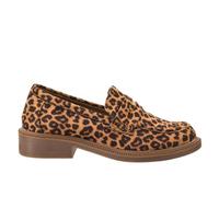 Corkys Footwear Hey Girl Womens Pretty Please Loafer - Classic Penny Loafer with Metal Accent, Lug Sole, 1.25 Inch Heel, Cushioned EVA Insole, Comfy Everyday Shoe