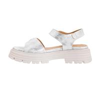 Corkys Footwear Hey Girl Women's That’s Just Me Sandal - Featuring a 2-Inch Chunky Heel With Two Adjustable Buckle Straps and A Lightly Cushioned Insole, Silver, 5.5 UK