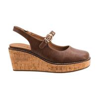 Corkys Footwear Pity Party Womens Wedge - Closed Square Oval Toe Platform Heel - Adjustable Mary Jane Strap with Hook and Eye Closure - 2.5 Inch Heel - 0.75 Inch Platform - EVA Cushioned Insole
