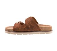 Corkys Footwear Womens Feelin Saucy Double Buckle Sandals - Featuring Two Straps With Adjustable Buckles, A Lug Sole, and Soft, Cushioned Insoles for All Day Wear, Rust, 7 UK