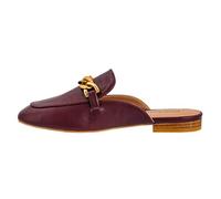 Corkys Footwear Women's Keepsake Mule, with A Chunky Chain Detail and Slip-on Design, Burgundy, 7 UK