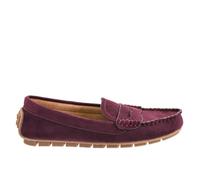 Corkys Footwear Women's Penny for Your Thoughts Moccasin Loafer - Classic Slip-On with Cushioned Insole, Handstitched Details, and Durable Rubber Outsole for All-Day Comfort, Wine, 5.5 UK