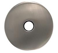 Corla 4" Modern Oversized Shower Arm Flange | Universal Replacement Escutcheon Cover Plate (Brushed Nickel)
