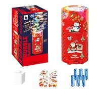 Corlidea Automatic Christmas Bubble Machine, Fireworks Bubble Machine with Dazzling RGB LED Lights, Automatic Spark Toys for Kids Parties, Weddings, Christmas, Chinese New Year