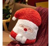 Corlidea Christmas Plush Pillow Decorative Santa Reindeer Rabbit Tree Soft Padded Cushion Fluffy 17.7 inches/45 cm PP Cotton