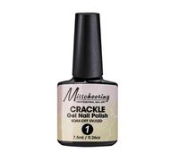 Corlidea Crackle Gel Nail Polish, 3D Magic Crackle Nail Polish, Amazing Crackle Effect Long Lasting Air Dry UV LED Soak Off Gel for Manicure Nail Art at Home