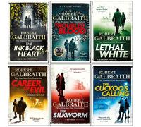 Cormoran Strike Series 1-6 Books Collection Set By Robert Galbraith (The Ink Black Heart, Troubled Blood, Lethal White, Career of Evil, The Silkworm, The Cuckoo's Calling)