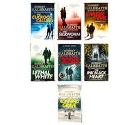 Cormoran Strike Series Collection 7 Books Set Robert Galbraith (The Cuckoos Calling, The Silkworm, Career of Evil, Lethal White, Troubled Blood, The Ink Black Heart, The Running Grave)