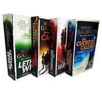 Cormoran Strike Series Robert Galbraith 4 Books Collection Set ( The Cuckoo's Calling ,The Silkworm,Career of Evil,Lethal White)
