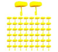 Corn Bait Stopper - Carp Fishing Hair Rigs, Soft Boilie Tackle Stops Pack | Yellow Corn Imitation PVC Material | River Lake Pond Stream Brook Reservoir, Secure Hair Rigging Bait Hook Holder Stops Syste