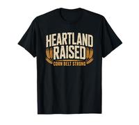 Corn Belt Raised Proud Heartland Heritage Native Midwest T-Shirt