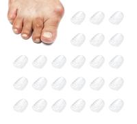 Corn & Blister Tip Hats - Soft Silicone Toe Sleeves, Anti-Friction Tip Protectors for Small, Corn, Blisters, Broken | Comfortable Tip Covers to Relieve