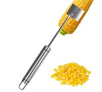 Corn Cereal Remover Tool, Corn Tips | Stainless Steel Polly Stainless Steel Curre Quick Stripping Tool for Corn Ears, Corn Puppets for Mother