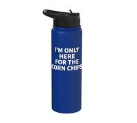 Corn Chip Apparel - Top Funny Chips Design Stainless Steel Insulated Water Bottle