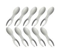 Corn Cob Holder, 10 Pieces Corn Skewers Holder, Splash Guard Fork for Barbecue, Cooking, Kitchen, Household, Outdoor Barbecue