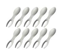 Corn Cob Holder - 10 Pieces Corn Skewers Holder, Splash Guard Fork for Barbecue, Cooking, Kitchen, Household, Outdoor Barbecue