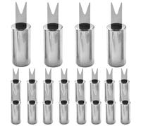 Corn Cob Holders - 20PCS Stainless Steel Corn on the Cob Skewers, Reusable for Food Fruit BBQ Camping Picnics Parties