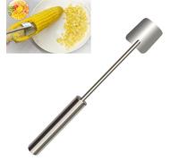 Corn Cob Stripper, 2024 New Corn Cob Peeler, Corn Peeler for Corn on The Cob, Corn on The Cob Remover, Corn Cob Peeler Peeler Easy Clean Corn Cob Peeler Stainless Steel Splitter Tool (1Pcs)