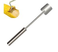 Corn cob Stripper, Corn Peeler for Corn on The Cob, 2024 New Long Handle Stainless Steel Corn Stripping Tool, 304 Stainless Steel Corn Thresher with Ergonomic Handle (1 pcs)