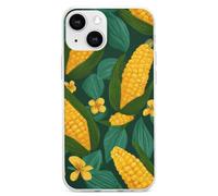 Corn Cobs with Green Leaves TPU Phone Case Compatible with iPhone 13
