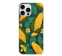 Corn Cobs with Green Leaves TPU Phone Case Compatible with iPhone 13 Pro