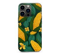 Corn Cobs with Green Leaves TPU Phone Case Compatible with iPhone 13 Pro