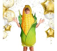 Corn Costume, Cosplay Costume, Cosplay Outfit, Fruit Costume | for Cosplay Events, Theatre Performances, School Activities, Harvest Festivals, Dress Up Days, Role Games, Parties, Carnival Parties