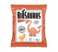 Corn Crisps Dinosaurs Ketchup Flavoured Gluten-Free BIO 15 g BioSaurus