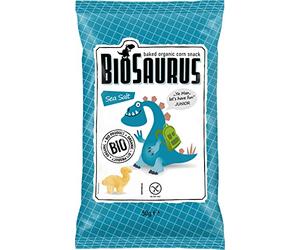 Corn Crisps Dinosaurs with sea Salt Gluten-Free BIO 50 g BioSaurus