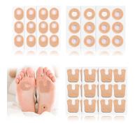 Corn Cushions for Toes and Feet, Soft Felt Callus Pads for Bottom of Foot to Prevent Calluses, Corns, Blisters and Mosquito Bites on Feet from Pressure and Friction (Skin Tone, 72 Pcs)