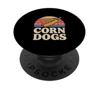 Corn Dog Fair Food Lover Funny Snack PopSockets Adhesive PopGrip