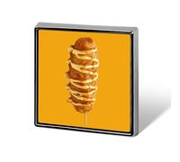 Corn Dog Lover Funny Lapel Tie Pin Buttons Brooch Badge Pin Clothes Hat Accessories for Men Women