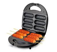 Corn Dog Maker Machine for 6 | Non-Stick Coating | Ideal for Cake Pops, BBQ & Party Snacks | Easy to Clean