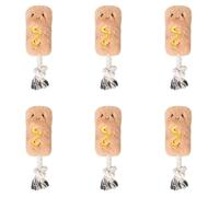 Corn Dog Toy - Pack of 6 - Give Your Dog Hours of Fun With This Dog Toy - Your Furry Friend Can Chomp Down on Their Very Own Treat, Adding More Flavour to Their Playtime